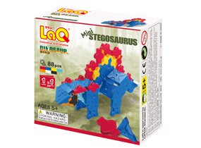 LaQ dinosaur mini stegosaurus hayashiworld ลาคิว อายาชิเวิลด์ ไดโนเสาร์ สเตโกซอรัส สีน้ำเงิน